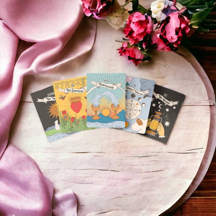 Dio Candle Company - Vente Cartes de tarot - Jeu de tarot Rider Waite - Costumes codés par couleur au format poker17