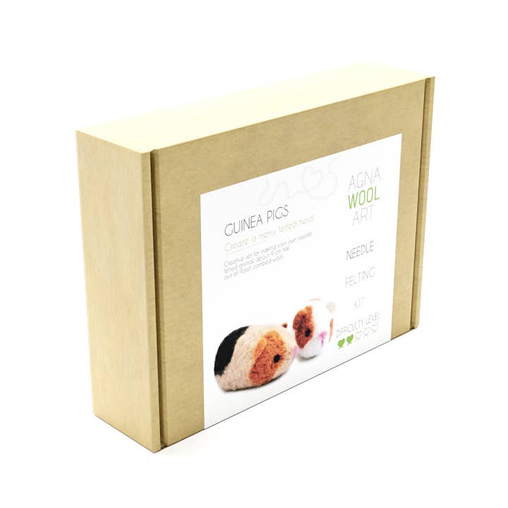 Benzie Design - Wholesale DIY Craft Kit - Guinea Pigs, Needle Felting Kit9