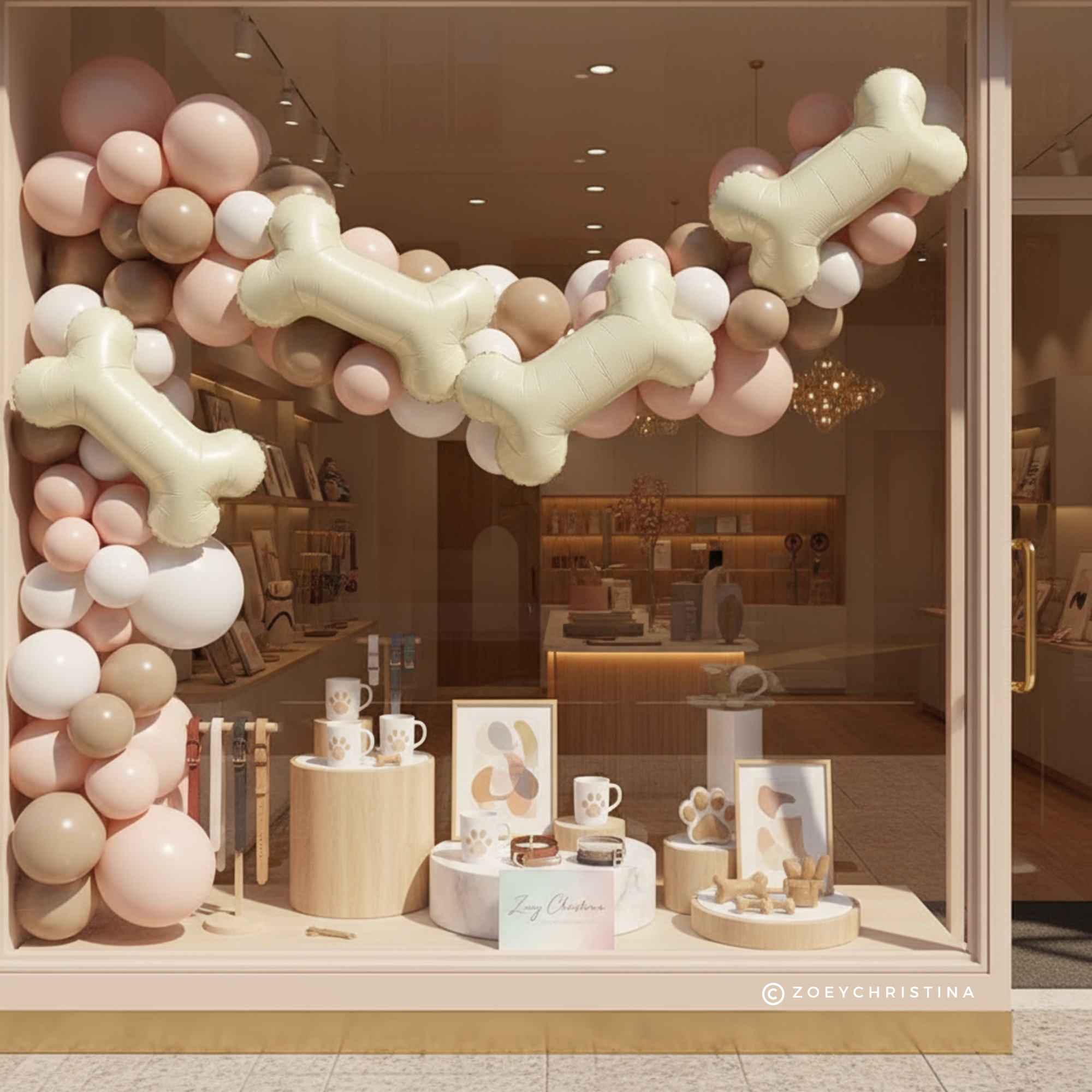 Zoey Christina - Wholesale Balloon - Dog Bone Foil Balloon – Pet Party & Pawty Décor3