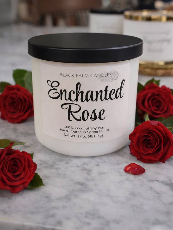 Enchanted Rose for wholesale by Black Palm Candles