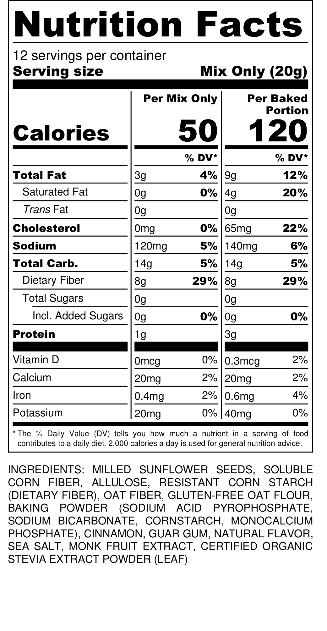 REMOVED BRAND - Vendita all'ingrosso Preparati per torte - Mix per ciambelle e muffin alla cannella da cucina per diabetici3