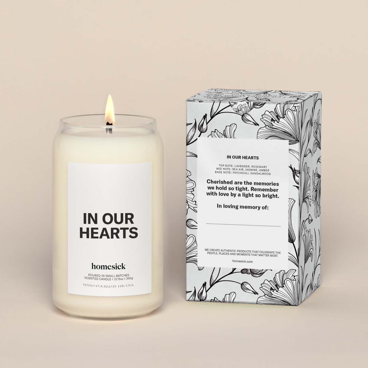 Homesick Candles - Vente Bougie en bocal - Bougie In Our Hearts1