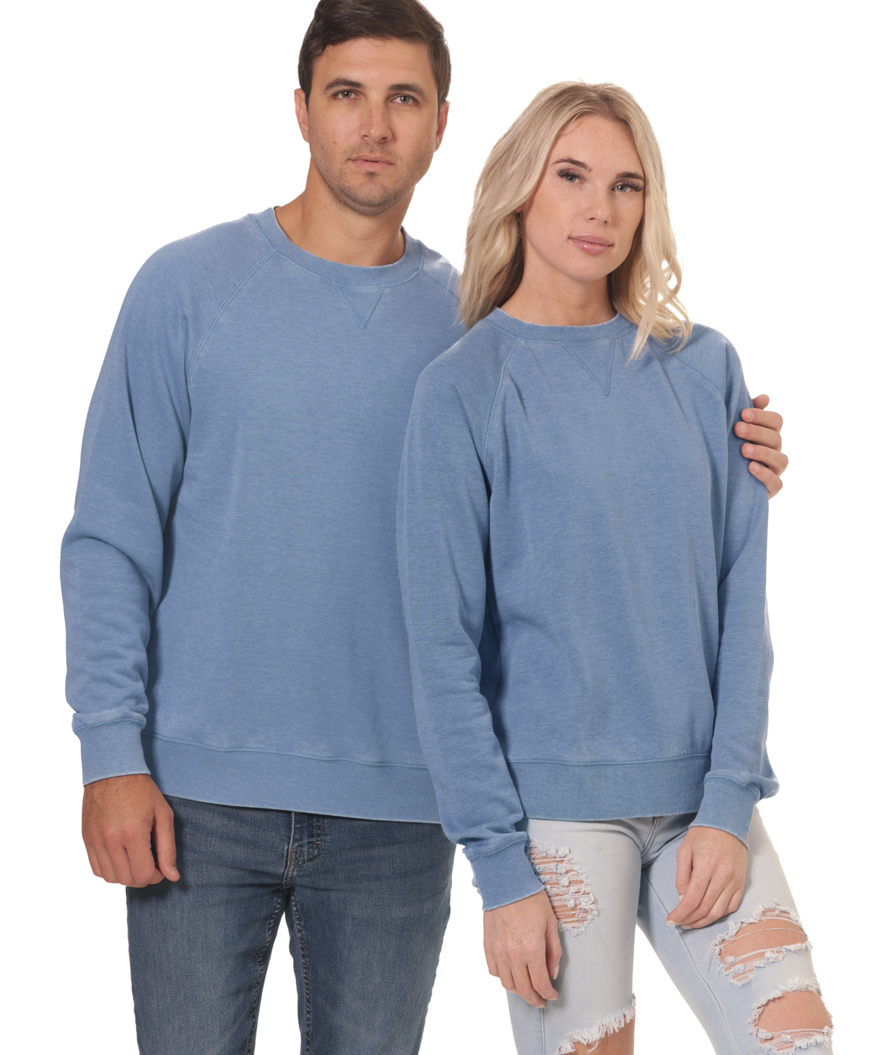 U.S. Apparel - Wholesale Sweatshirt - Women's - Adult Vintage Fleece Crew53