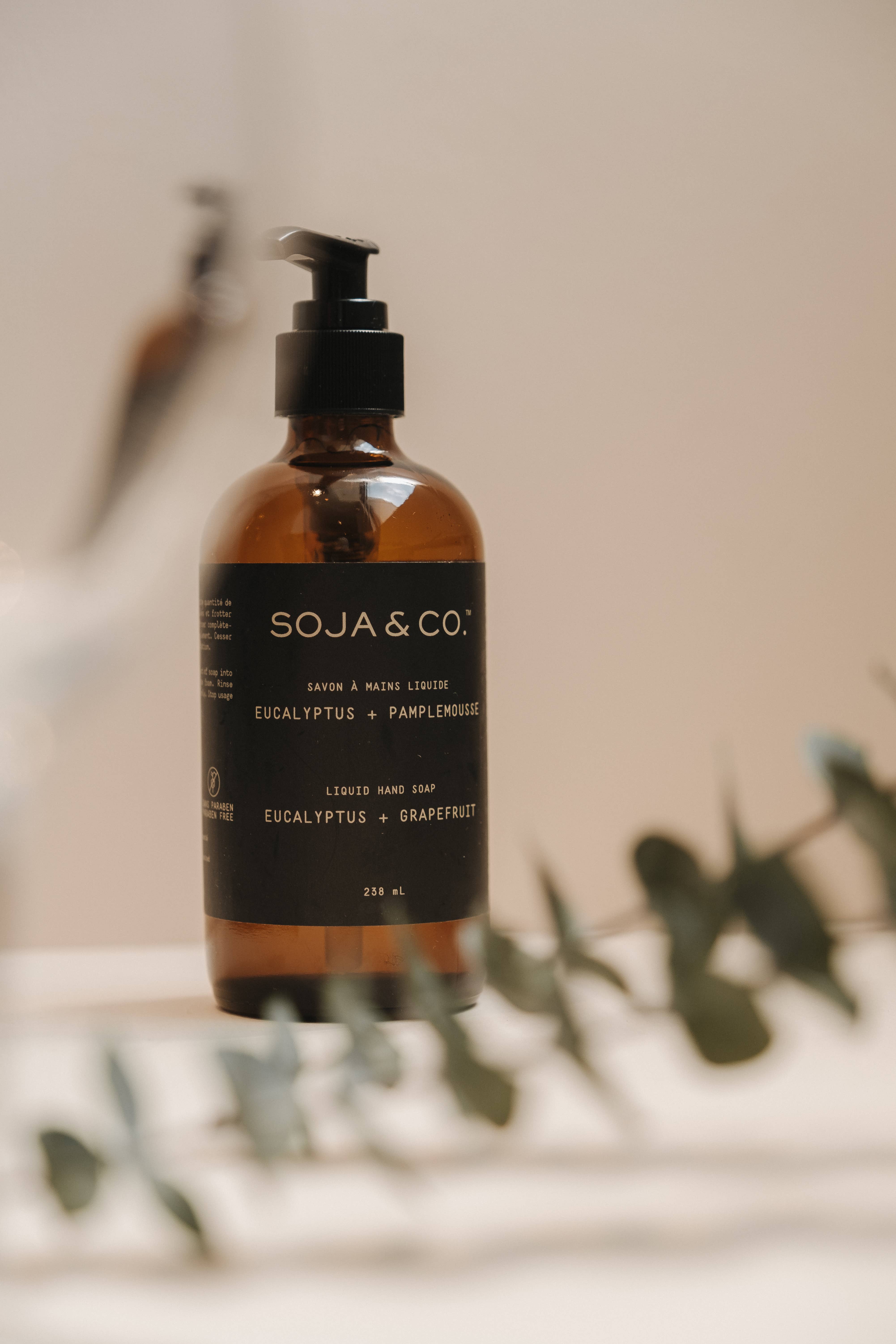 SOJA&CO.® – Großhandel Handseife/Waschmittel – Flüssige Handseife | Eukalyptus + Grapefruit3