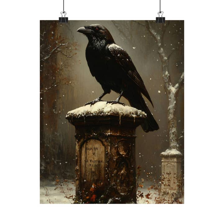 Ye Curiosity Shoppe - Wholesale Art Print - Crow's Vigil Art Print