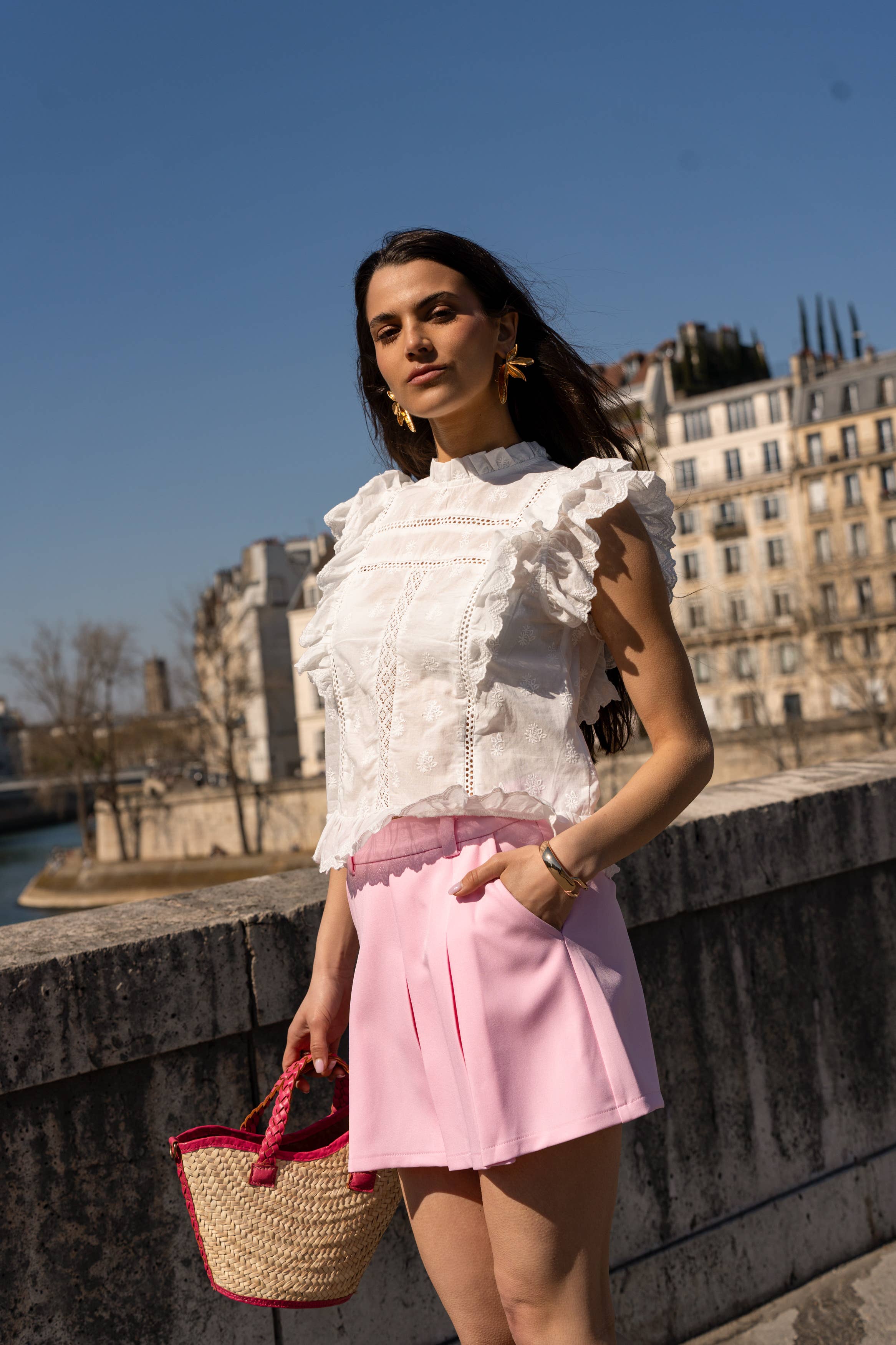 GOLDEN LIVE PARIS - Wholesale Blouse - Women's - Top RIVOLI 92691