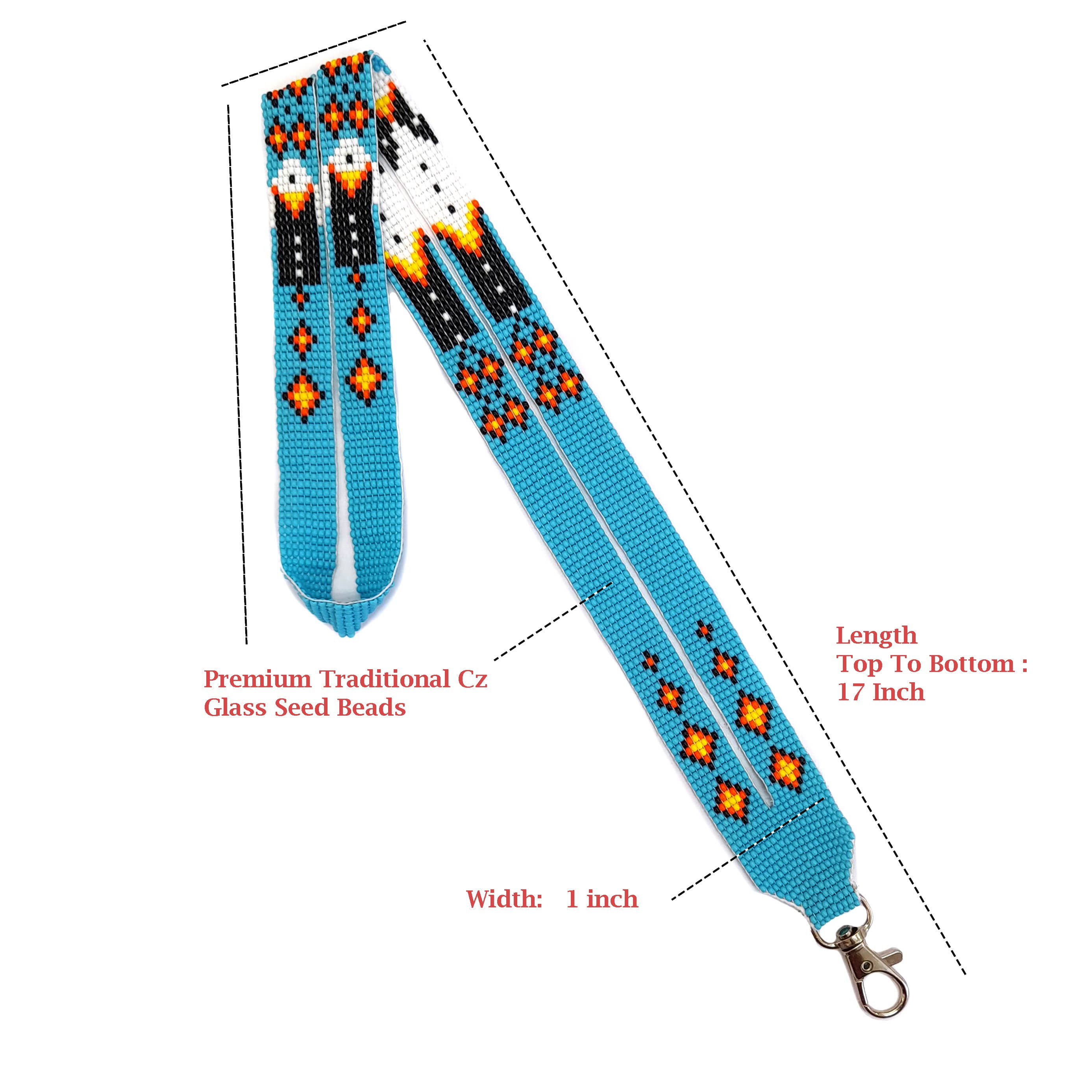 KANGURAH - Wholesale Lanyard - Women's - Beaded Lanyard with Matching Beaded Earrings, ID Card Holder18