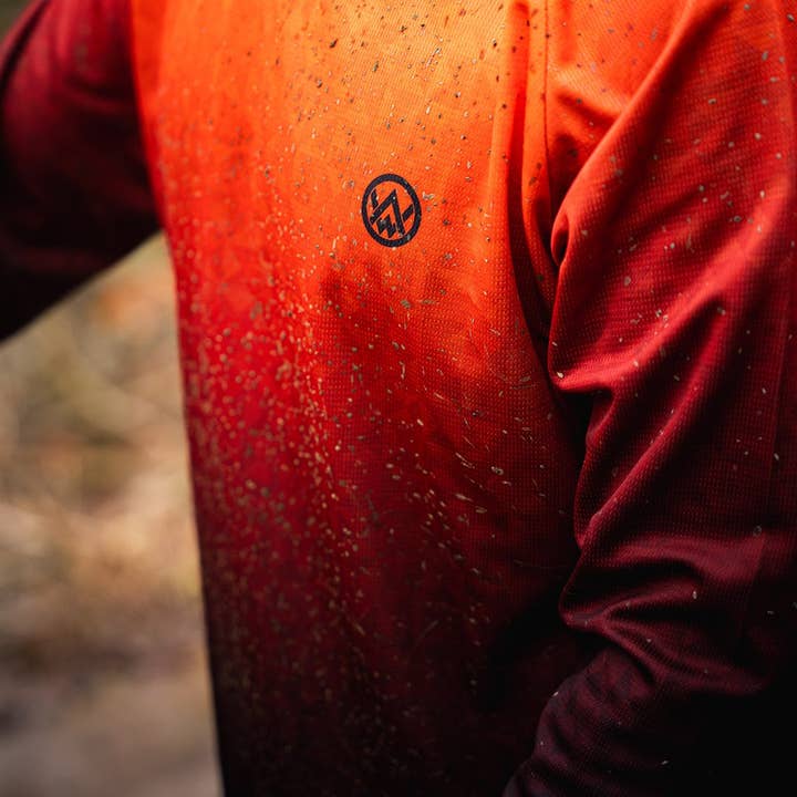 Odyssey Activewear – wholesale Athletic top – men's – Triangulation Molten Long Sleeve MTB Jersey