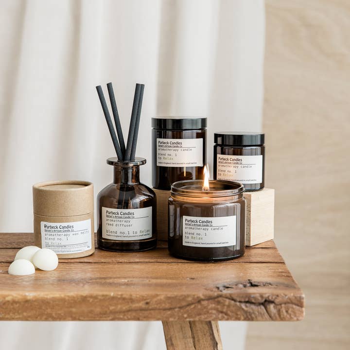 Purbeck Candles - Wholesale Wax Melt - Aromatherapy Range Wax Melts - To Relax1