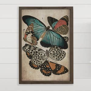 Butterfly, Butterflies, Framed Picture, Paper Bee Picture, Birthday Gift,  Keepsake, Art, Unique Art, 