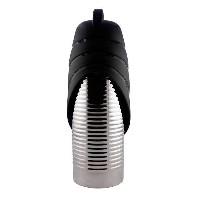Ribbed Water Bottle with Cap for wholesale by INDIPETS INC