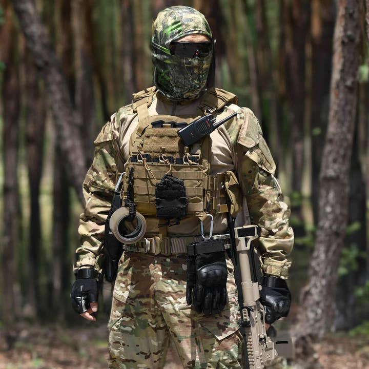 Antarctica Outdoors - Vendita all'ingrosso Ornamenti/decorazioni per esterni - Votagoo Gilet Tattico da Combattimento Outdoor in Nylon 1000D Porta Piastre1