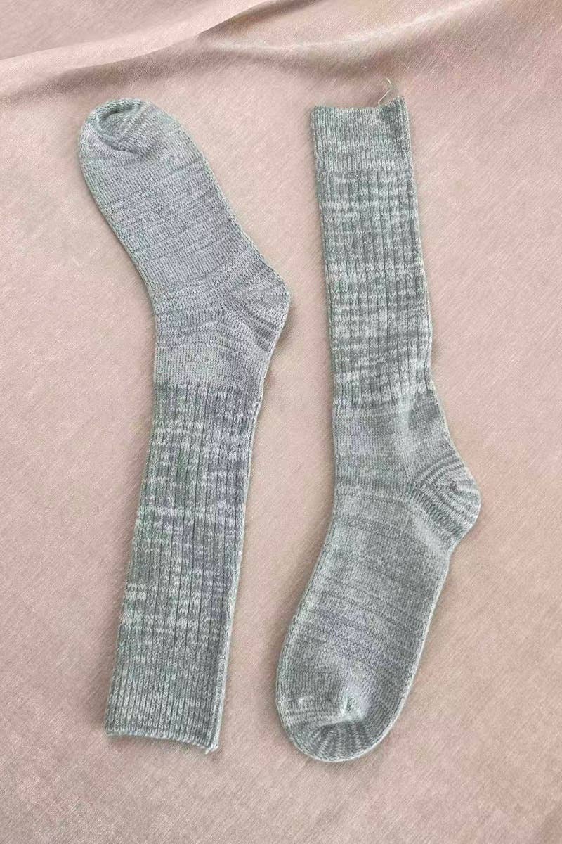 Leto Accessories - Wholesale Socks - Women's - Pastel Dreams Slouchy Knit Socks - Casual Knitwear 🧦9