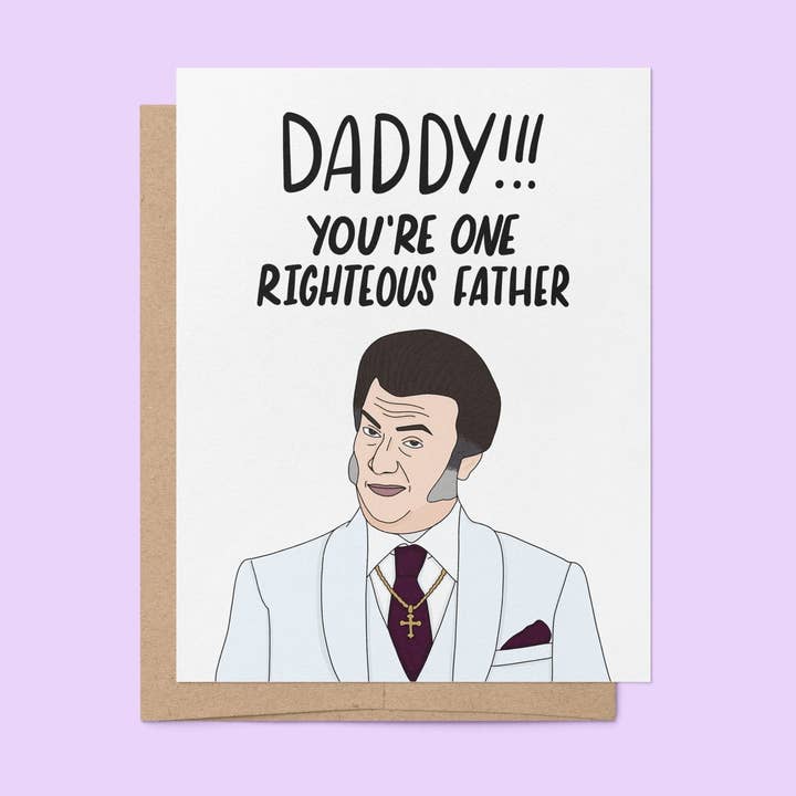 Righteous Gems Father's Day Card for wholesale by MangoIllustrated