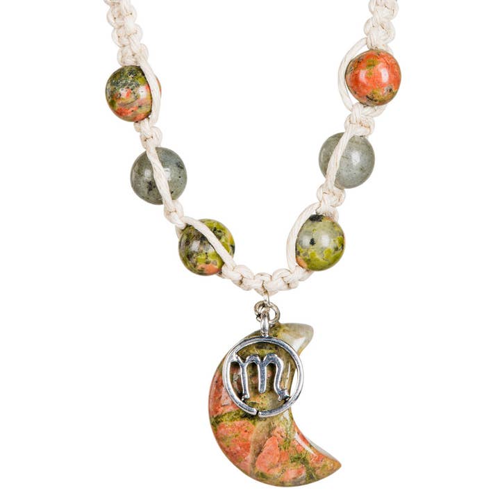 Benjamin International - Wholesale Pendant/Charm Necklace - ZODIAC SIGN HEMP NECKLACES