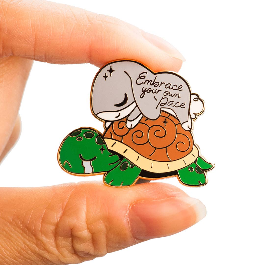 Flair Fighter - Venta al por mayor Botón/prendedor - Pin esmaltado de conejo y tortuga, regalo del día del padre, conejo1