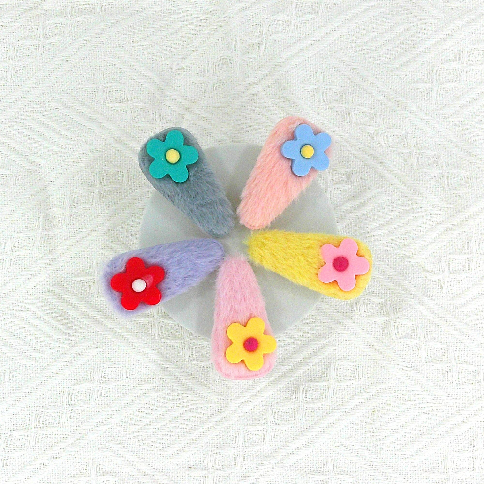 TAPA fashion – Clips para cabelo - Criança por atacado – Ganchos de Cabelo com Pom Pom de Desenhos Animados para Crianças BH4229-3 (12PC)5