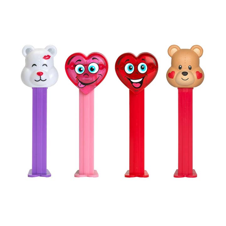 I Got Your Candy - Wholesale Hard Candy - Pez Valentine's Day Dispensers & Candy 0.58oz - 12ct