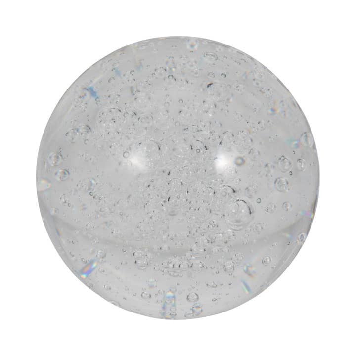 Sagebrook Home - Wholesale Decorative Tabletop Object - Clear 4 in. Glass Crystal Ball Decorative Orb8