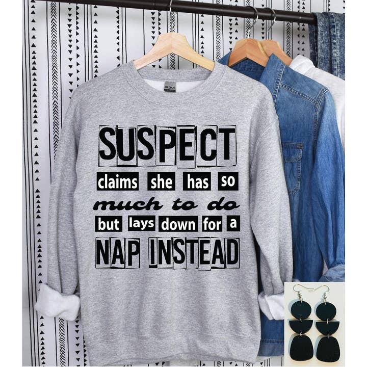 Suspect- Nap for wholesale by Southern Attitude Designs Inc
