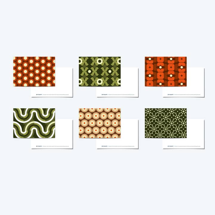 Postcard Pack of 6 with Belly Band — Festival Series for wholesale by Storigraphic®