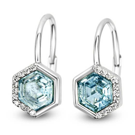 Boucles d'oreilles dormeuses Stardust pour la vente par Chloe + Lois