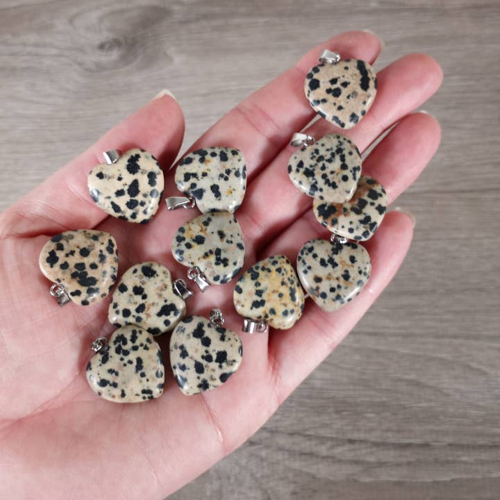 Keystone Crystals - Wholesale Individuele bedel/hanger - 20mm Edelsteen Hart Hangers – Groothandel Sieraden25