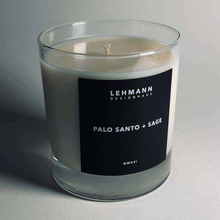 Palo Santo Sage Signature Candle for wholesale by LEHMANN DESIGN HAUS