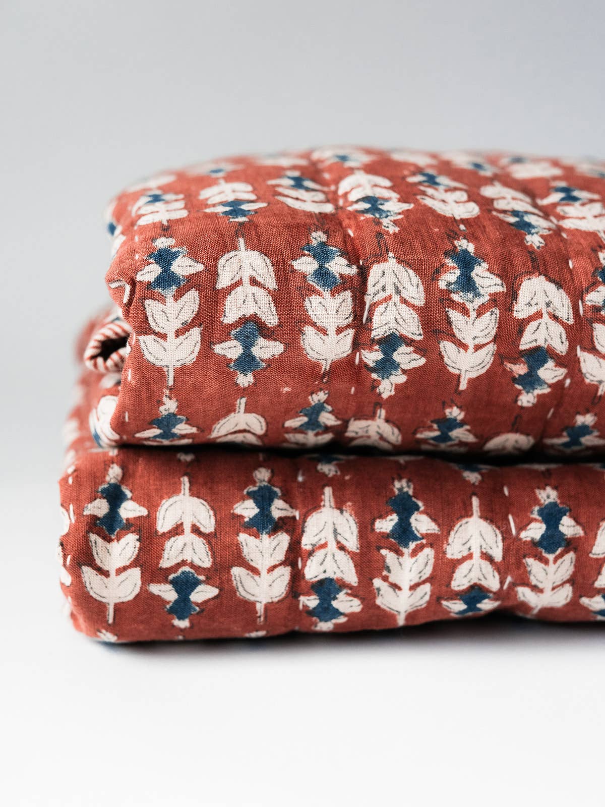 Co.House Designs - Wholesale Quilt - Blossom Block Print Quilt2