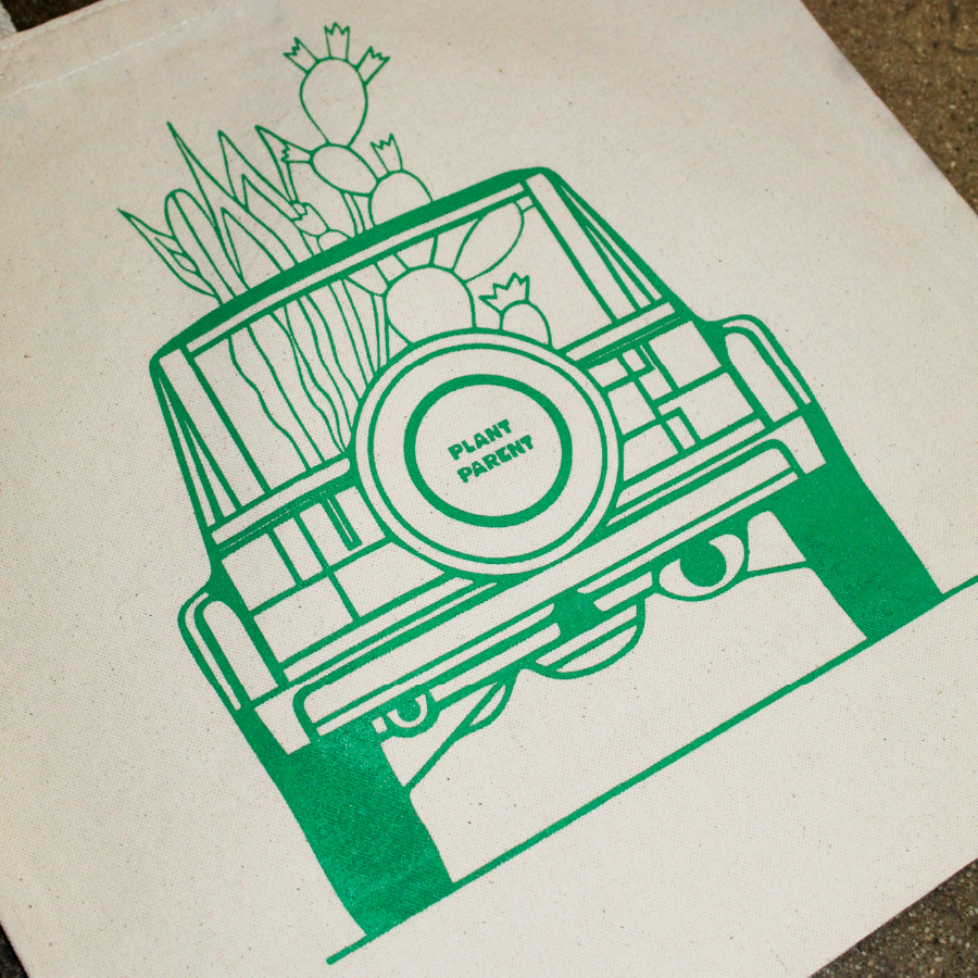 JU+DESIGN - Wholesale Tote Bag - Unisex - Plant Parent Canvas Tote Bag 2