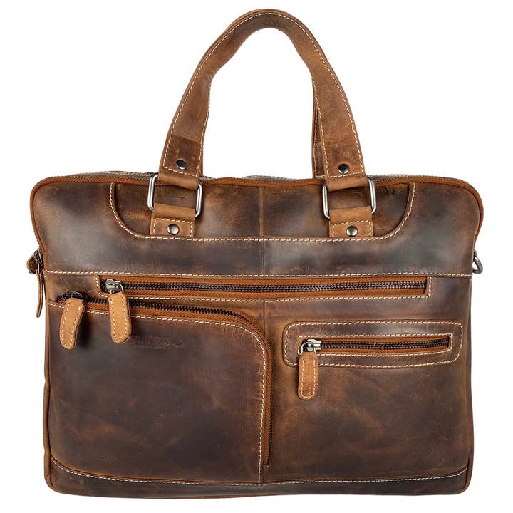 Arrigo – Großhandel Laptoptasche – Unisex – Arrigo Buffalo-Leder Aktentasche für Laptop 15,6 Zoll – 3 Farben28