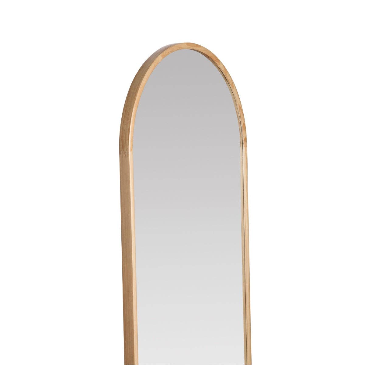 Andrea House - Wholesale Wall Mirror - Oval wall mirror made of pine wood1