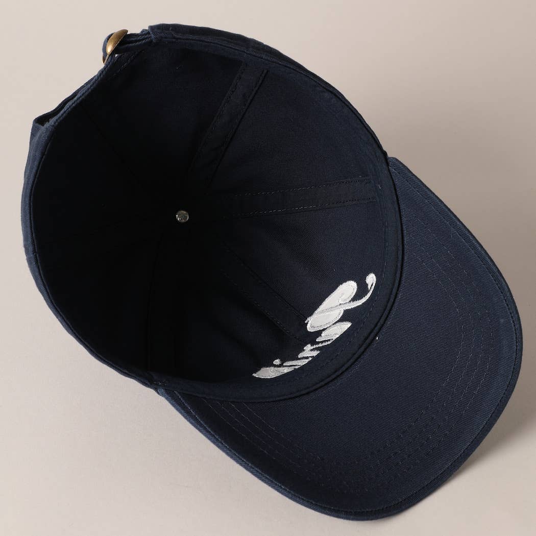 Fashion City - Wholesale Baseball Cap - Women's - Paris Social Club Text Embroidery Baseball Cap3