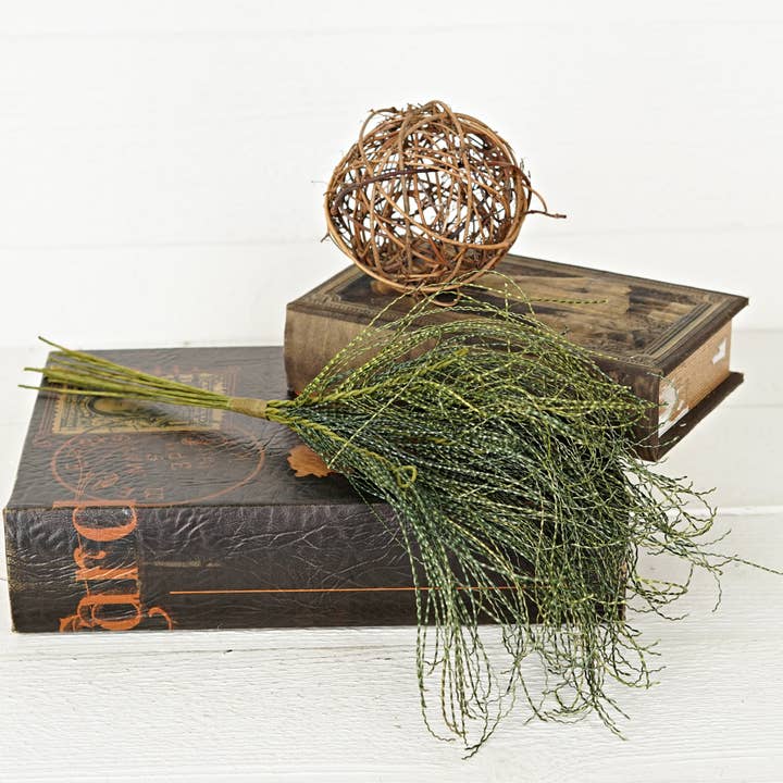 Impressive Enterprises, Inc. - Wholesale Artificial Plant - ISB50635- 15in Wispy Grass Bunch-Green2