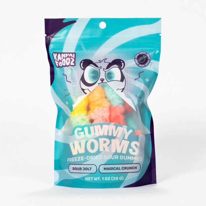 Gummy Worm Candy, 1oz for wholesale by Kanpai Foods