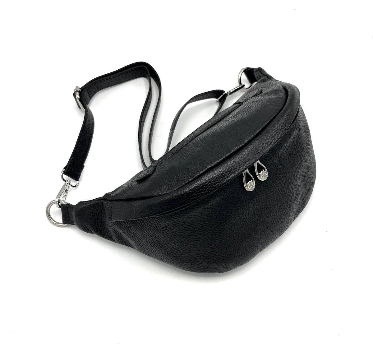 Suie Valentini srl - Wholesale Crossbody Bag - Women's - Genuine leather fanny pack, Made in Italy, art. 1124264