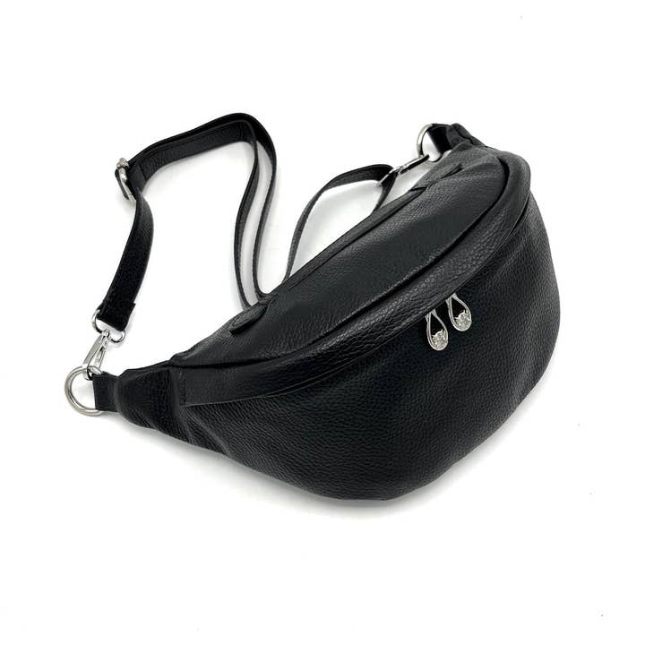 Suie Valentini srl - Wholesale Crossbody Bag - Women's - Genuine leather fanny pack, Made in Italy, art. 1124264