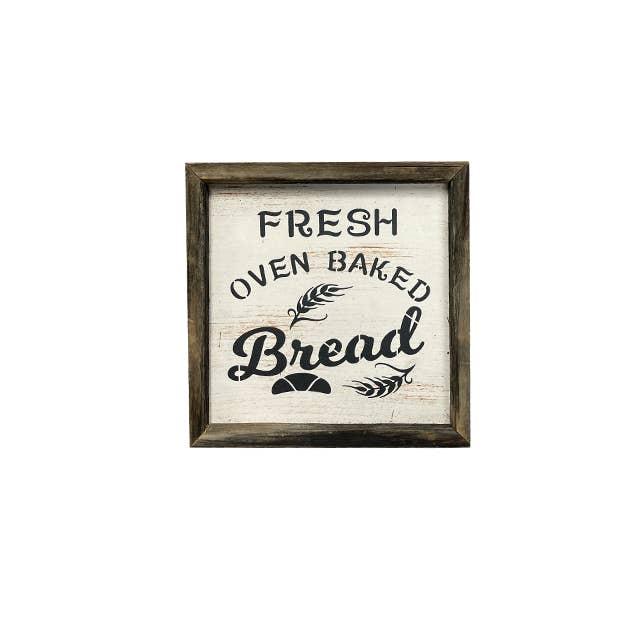 Fresh Baked Bread Sign WALL DECOR for wholesale by Reclaimed Woodworks Home Decor