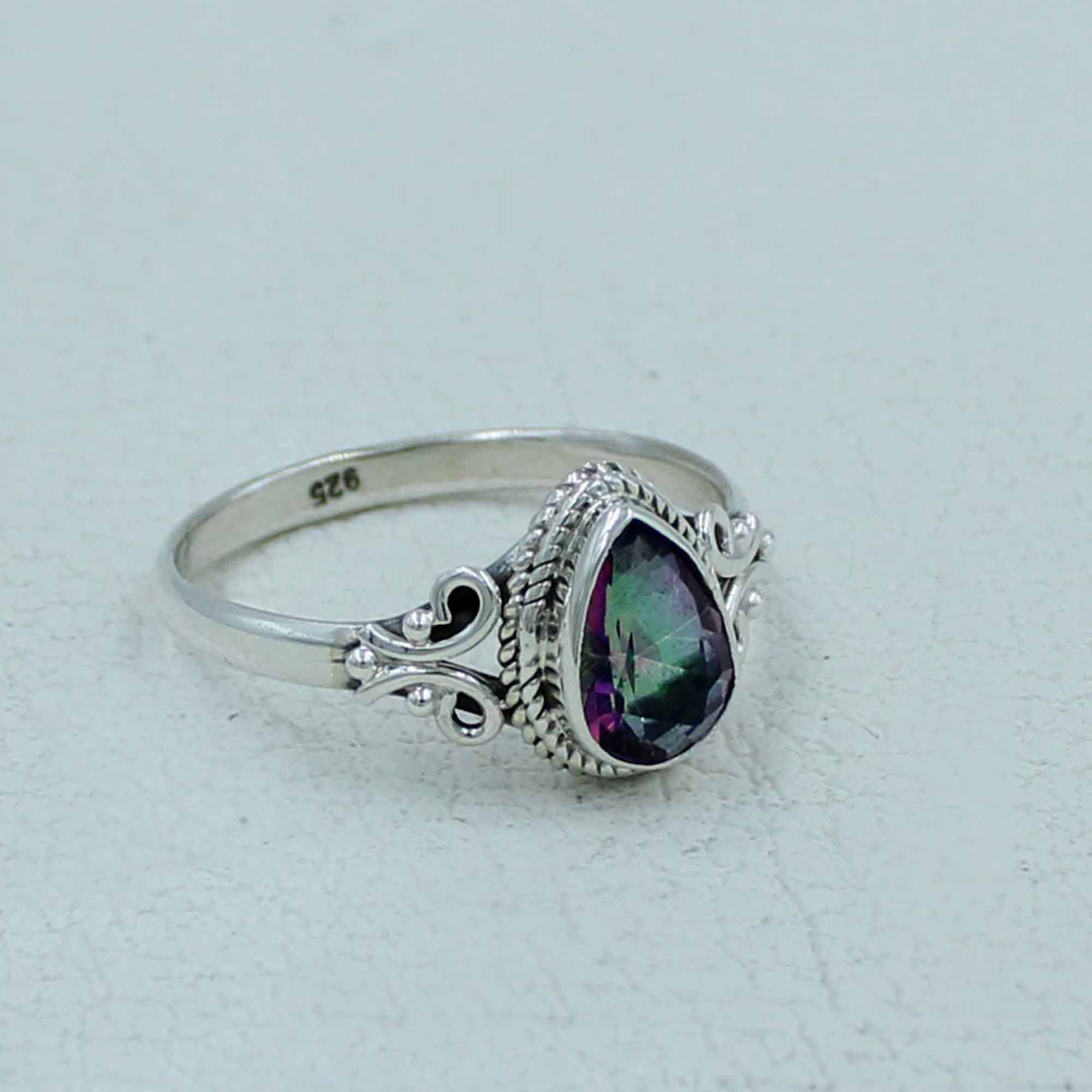 Silvex Jewelry - Wholesale Engagement Ring - Solitaire Citrine Engagement Ring in Sterling Silver17