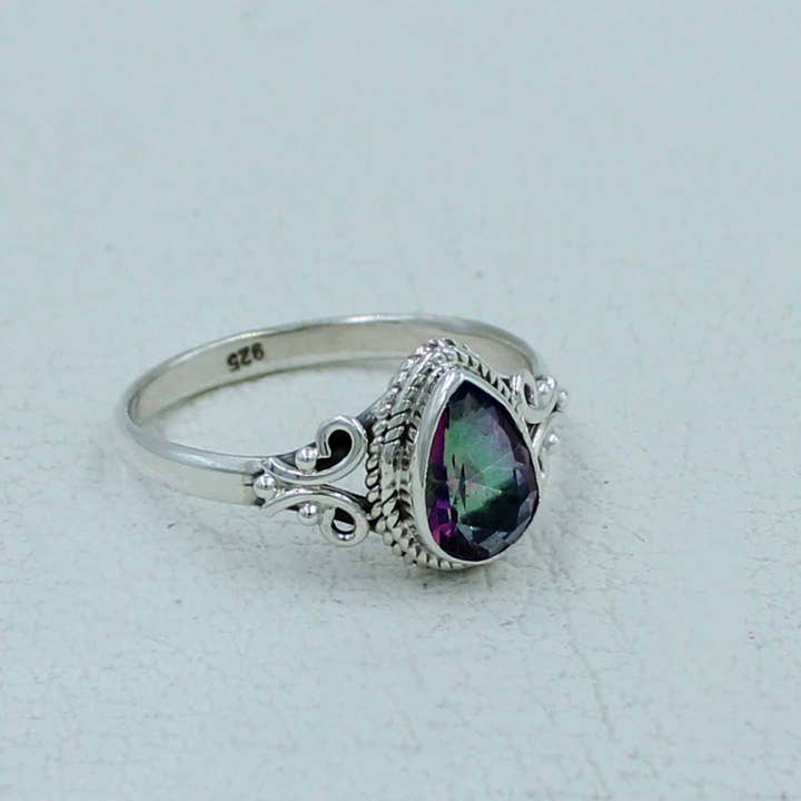 Silvex Jewelry - Wholesale Engagement Ring - Solitaire Citrine Engagement Ring in Sterling Silver17