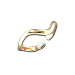 Wave Half Round Wire Adjustable Toe Ring for wholesale by Mark Steel Jewelry