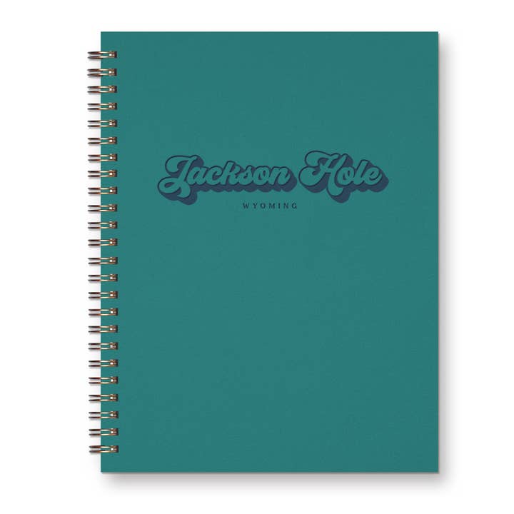 Ruff House Print Shop - Venta al por mayor Cuadernos - Custom City Retro Script Journal: cuaderno con líneas