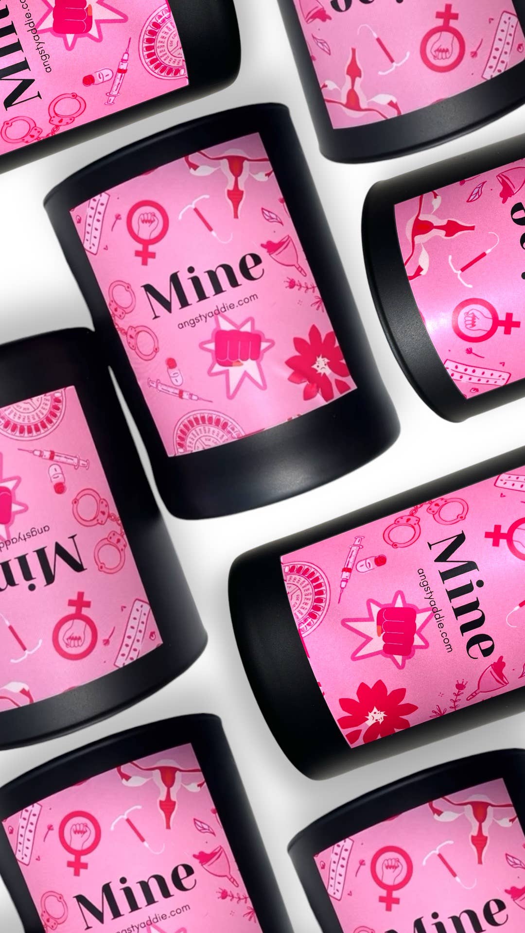 Angsty Addie - Vente Bougie en bocal - Bougie pour le droit à l'avortement 14 oz, bougie pro-choix0