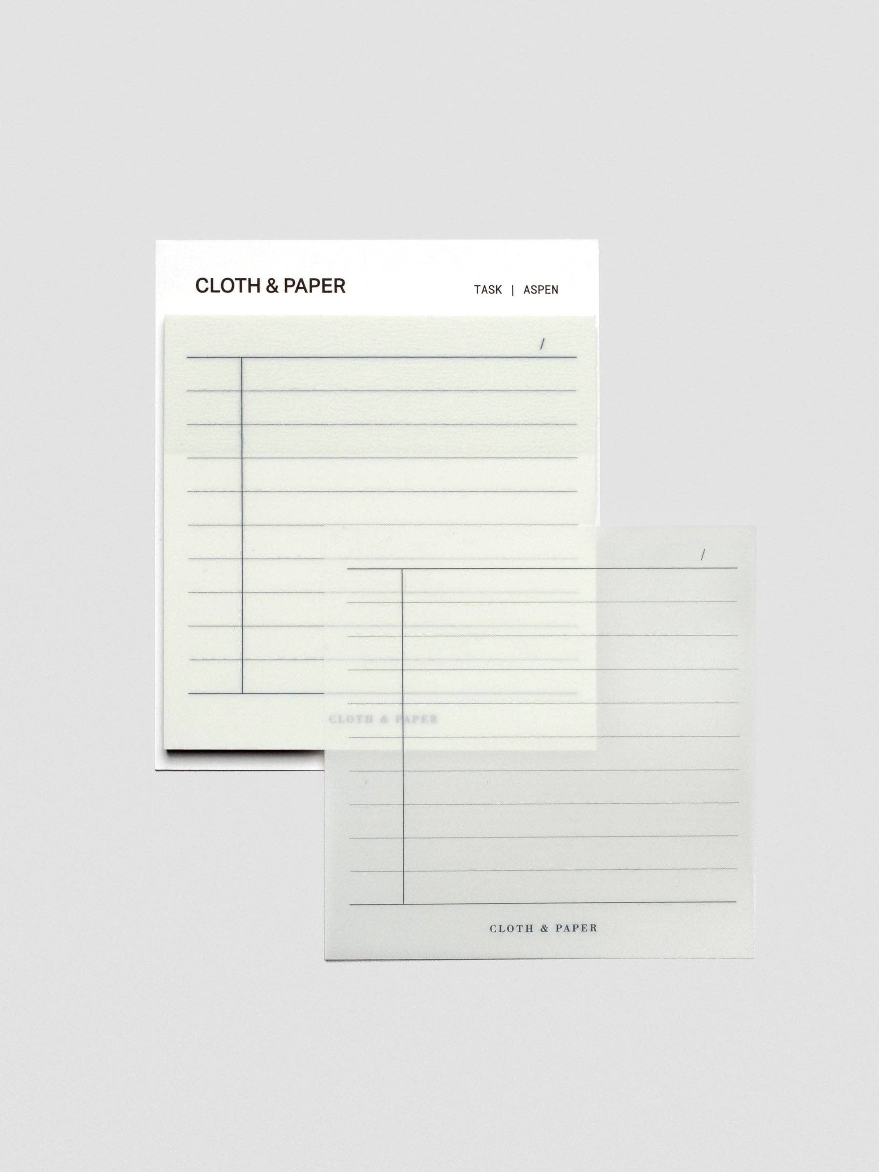 Cloth & Paper - Wholesale Sticky Notes - Transparent Sticky Note | Task1