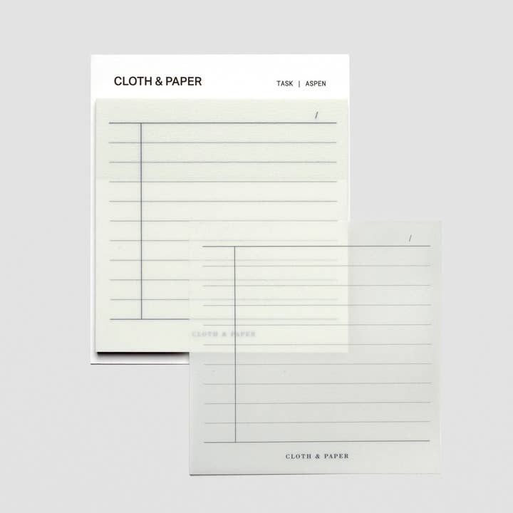 Cloth & Paper - Wholesale Sticky Notes - Transparent Sticky Note | Task1