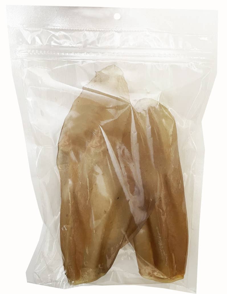 Scoochie Pet Products - Wholesale Pet Treats - Dog - 100 Pack Natural  Cow Ears1