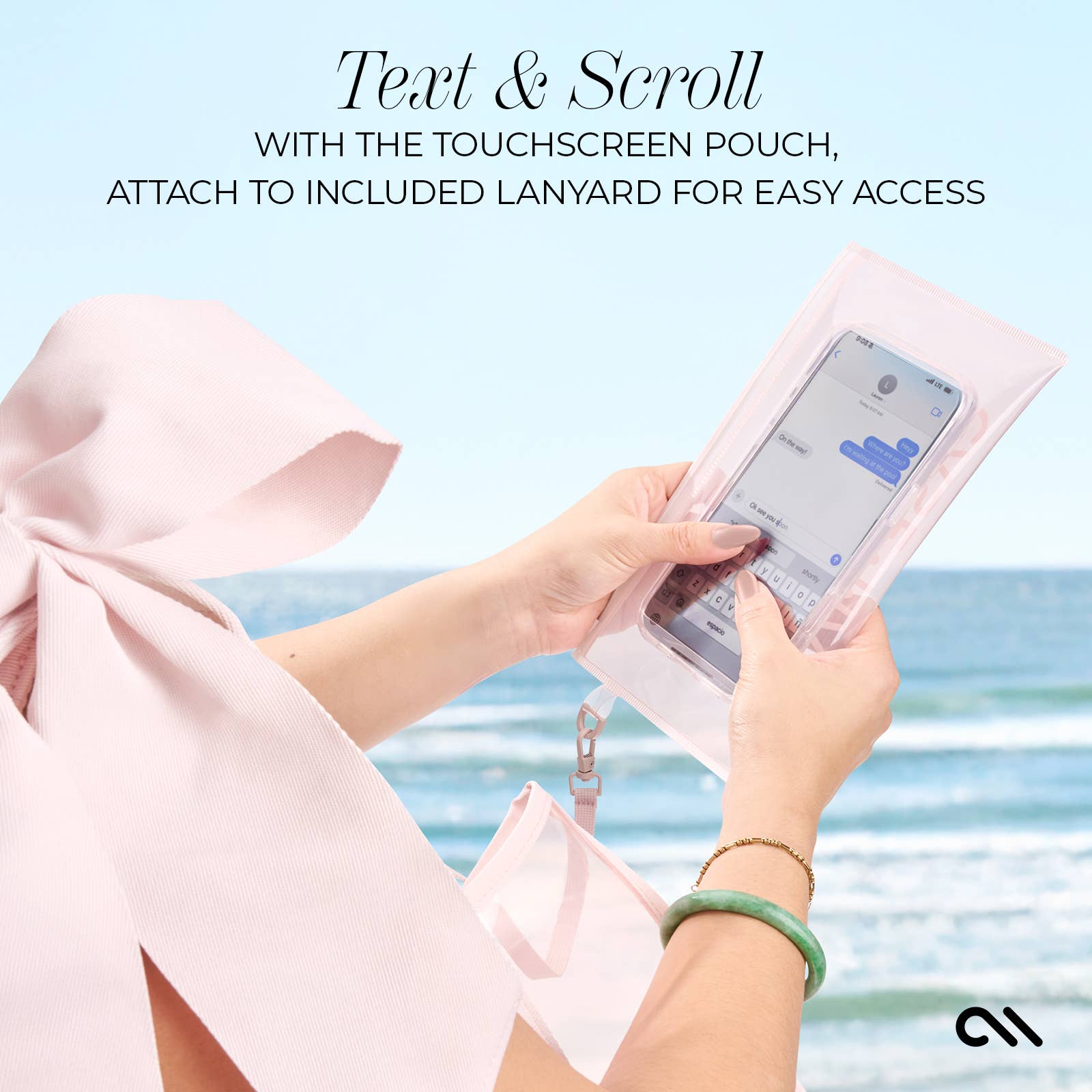 Case-Mate - Wholesale Tote Bag - Women's - Case-Mate Ballet Pink Bow Jelly Tote Bag5