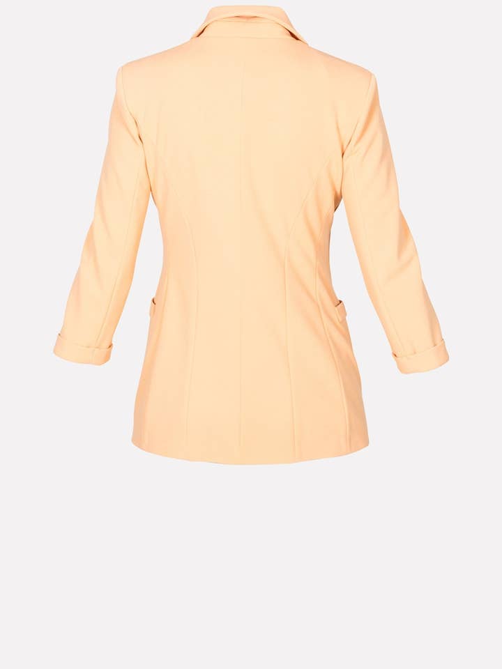 3/4 Sleeve Double-Breasted Jacket 95% Pl 5% Ea for wholesale by No-nà by Siste's