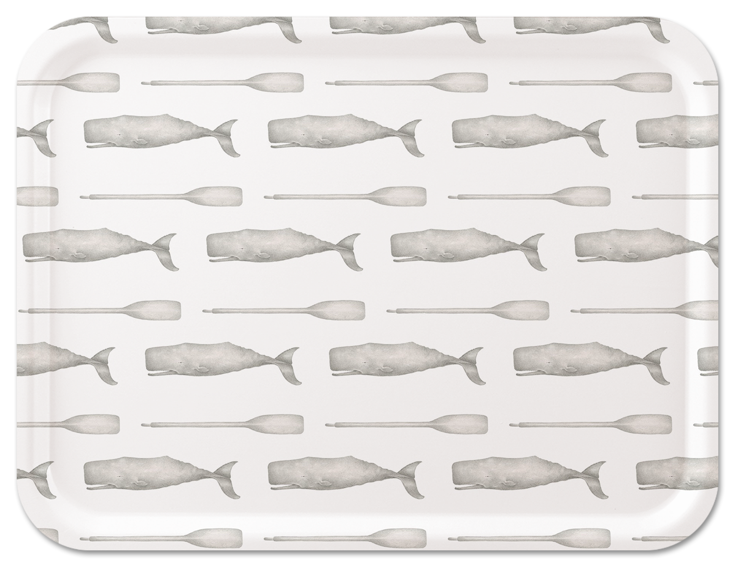 Trays4Us - Vente Plateaux de service - Plateaux botaniques, baleines et crabes sur le thème de la Nouvelle-Angleterre5