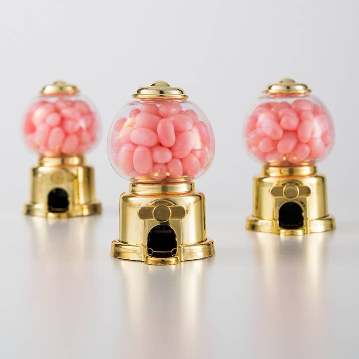 Weddingstar Inc. - Wholesale Party gift - Mini Gumball Machine Party Favor - Gold (2)1